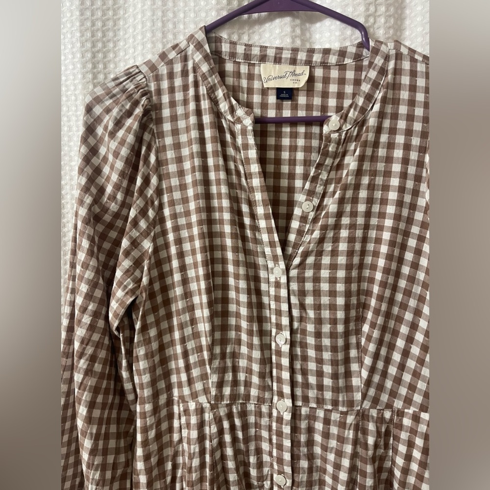 Universal thread gingham dress